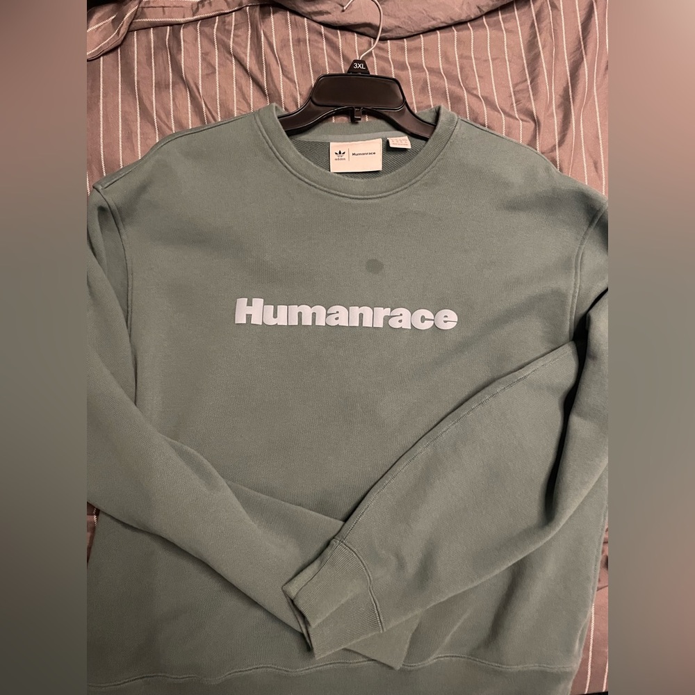 Pharrell William adidas human race crewneck slightly used Sz XL